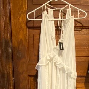 Ivory halter style romper